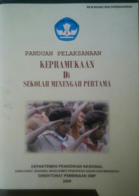 Image of PANDUAN PELAKSANAAN KEPRAMUKAAN di SEKOLAH MENENGAH PERTAMA (SMP)